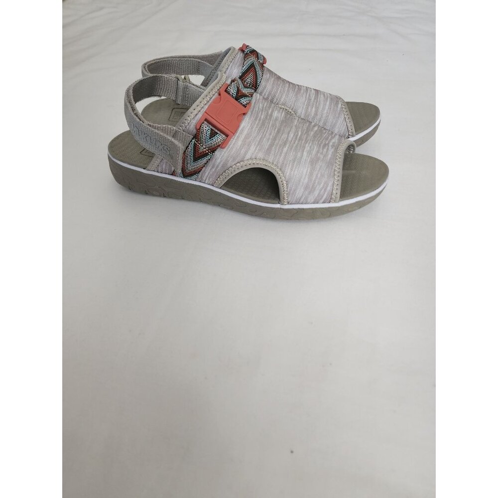MUK LUKS Women's Clay Boardwalk Parade Microfiber Slingback Mule Sandal Size 9 - Picture 11 of 16